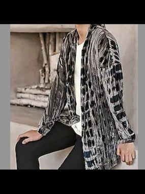 Pure Jill Velvet Jacket Petite Large Womens